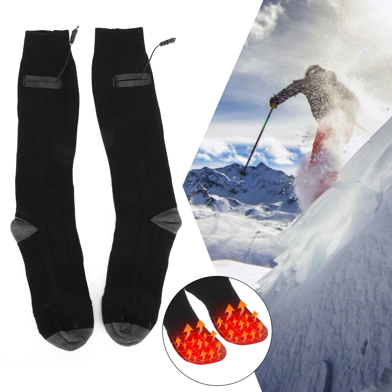 Thermal Sock Winter - جوارب كهربائية، جوارب مدفأة، جوارب حرارية