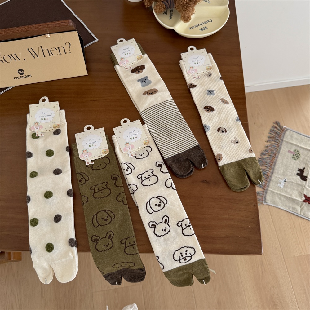 Toe Sock Split - جوارب نصف ساق بدون خياطة بتصميم