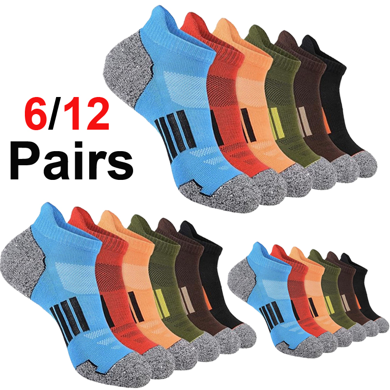 Ankle Sock Low Cut - 6/12 أزواج من الجوارب الرجالية ذات