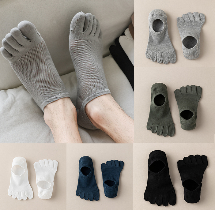 Toe Sock Split - 5 أزواج من جوارب الرجال غير