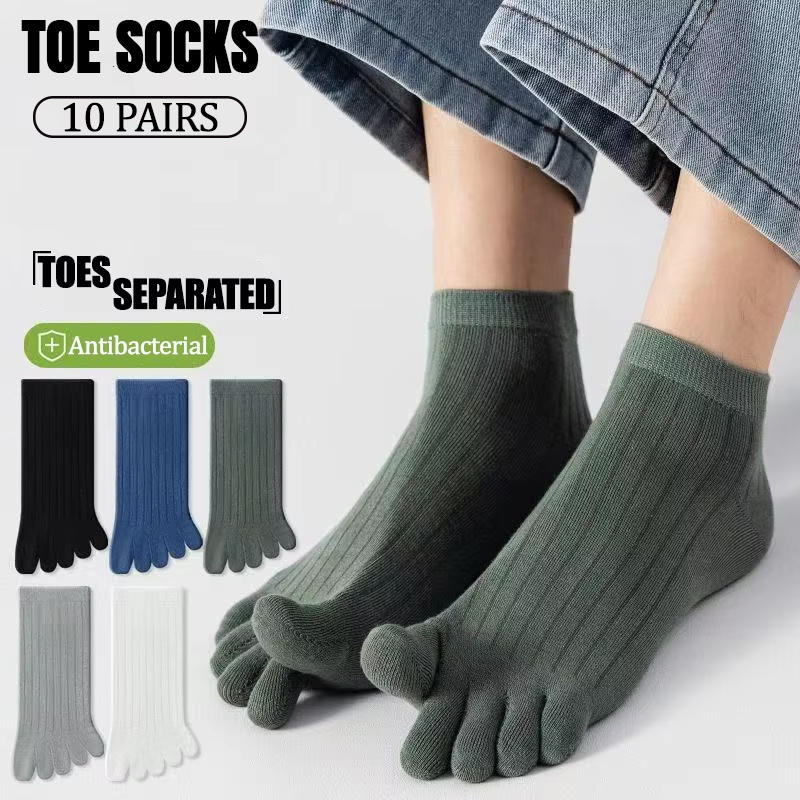 Ankle Sock Low Cut - 10 أزواج من الجوارب الرجالية القصيرة،