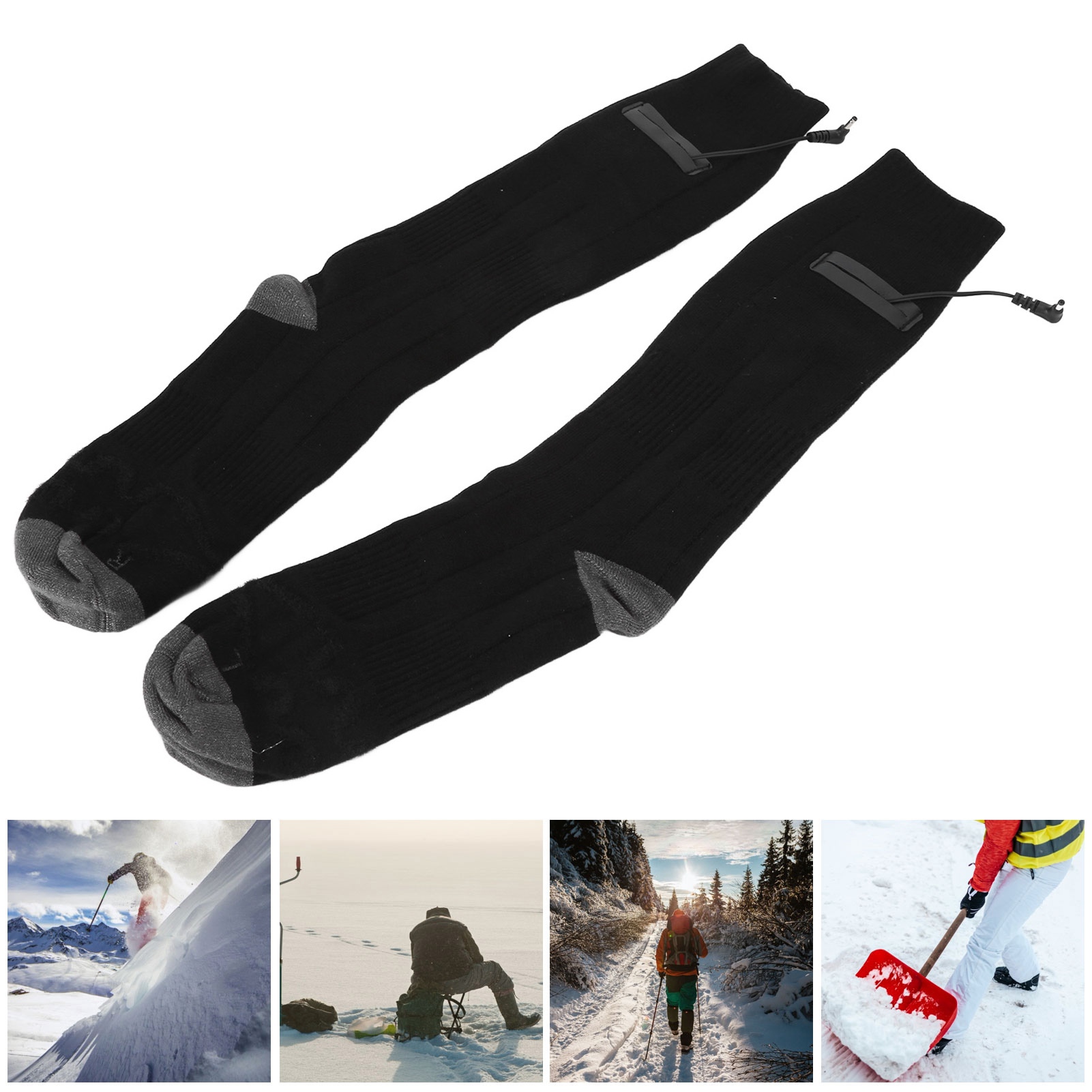 جوارب كهربائية، جوارب مدفأة، ج - مراجعة Thermal Sock Winter وسعره