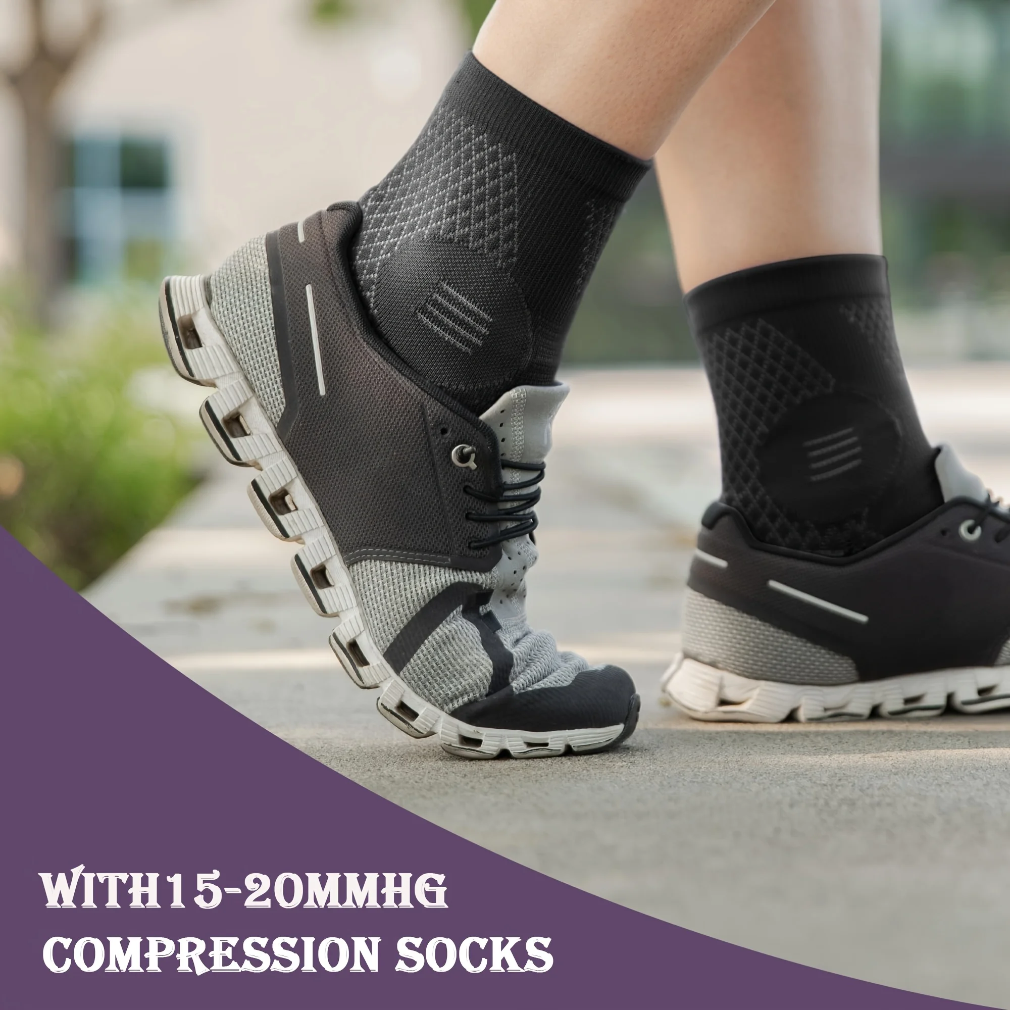 زوج واحد من أكمام الكاحل والقد - مراجعة Ankle Brace Sock وسعره