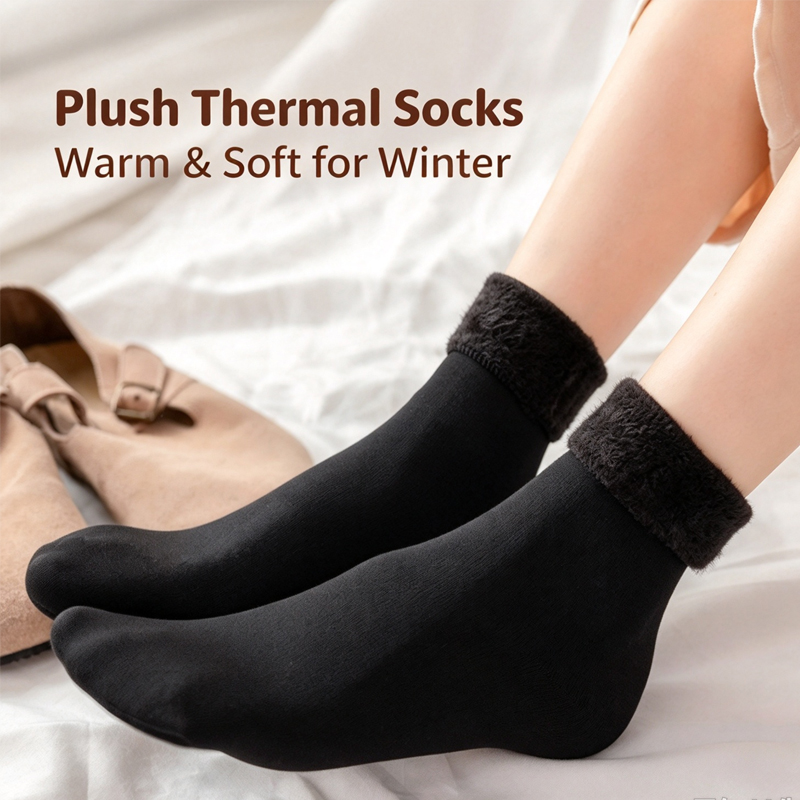 1/2/5/10 زوج جوارب قصيرة جديدة - مراجعة Thermal Sock Winter وسعره