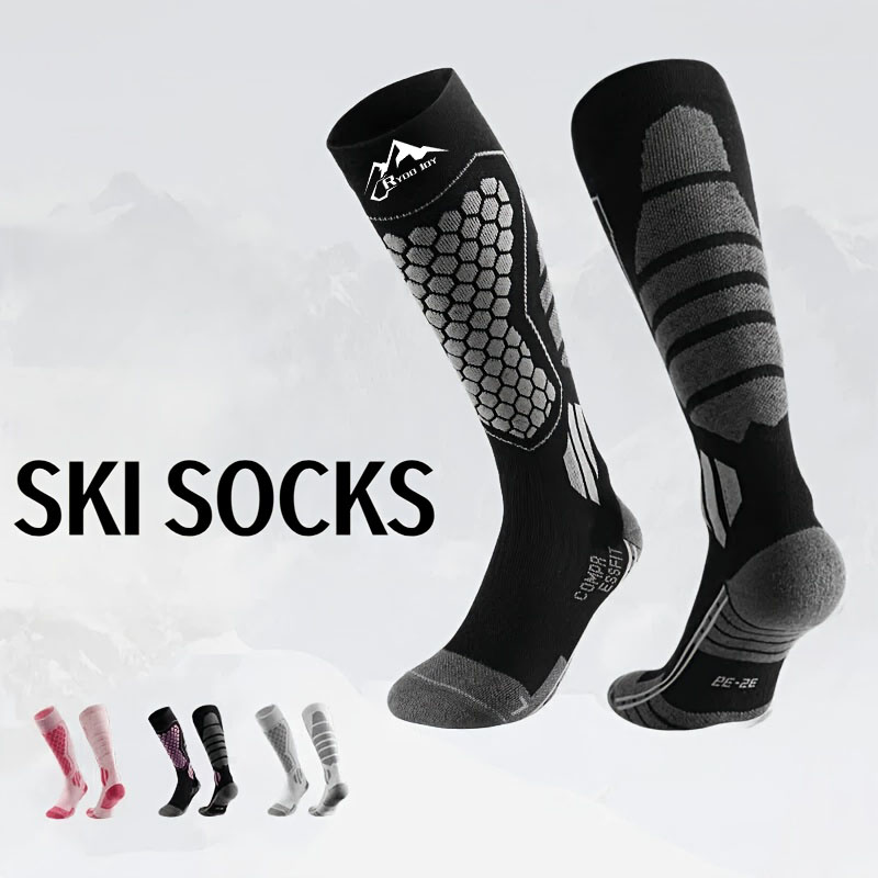 جوارب تزلج سميكة للجنسين سريعة - مراجعة Thermal Sock Winter وسعره