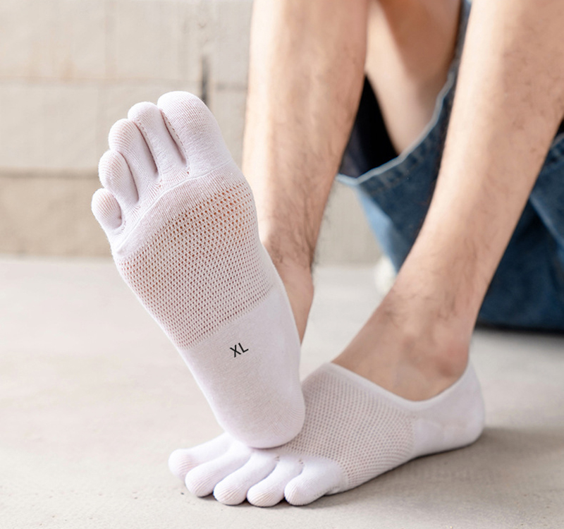 5 أزواج من جوارب الرجال غير ال - مراجعة Toe Sock Split وسعره