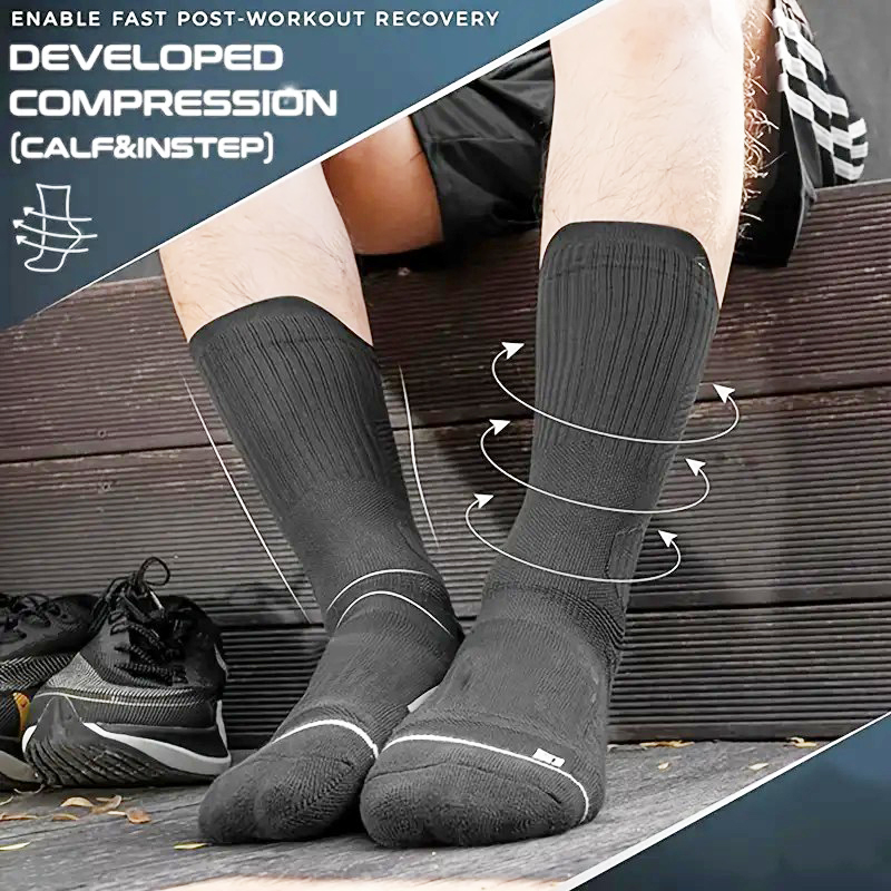 1/5 زوج من جوارب كرة السلة الر - مراجعة Athletic Sock Cushion وسعره