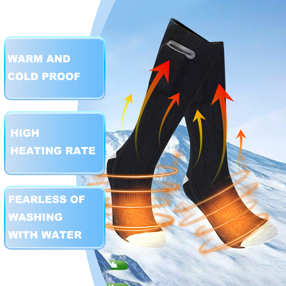 جوارب كهربائية مدفأة بثلاثة أو - مراجعة Thermal Sock Winter وسعره